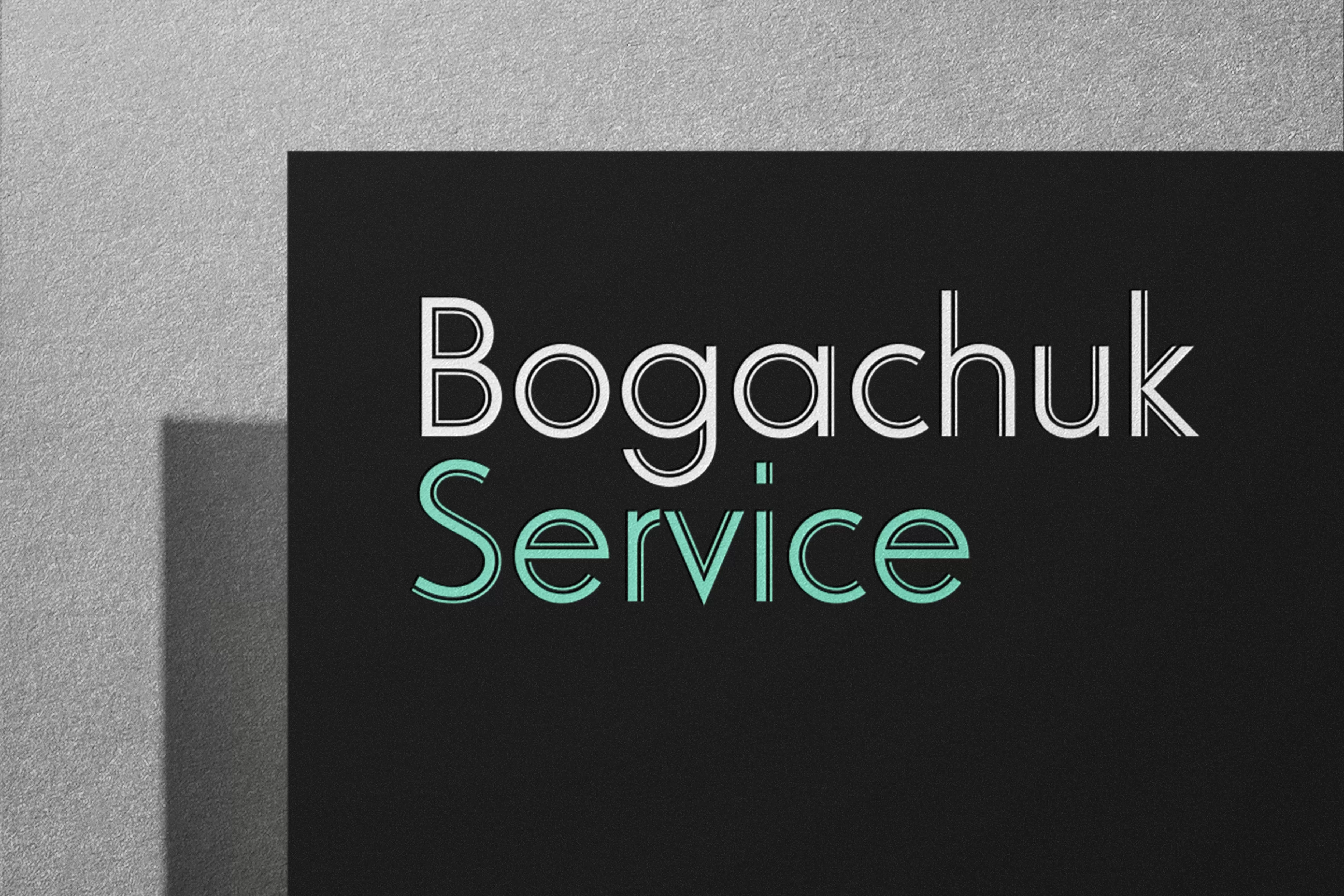 Розробка логотипу для “Bogachuk Service”